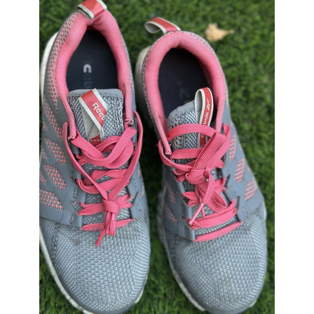 Reebok Work RB312 Fusion Flexweave Safety Toe Women's Size 10 Gray Pink